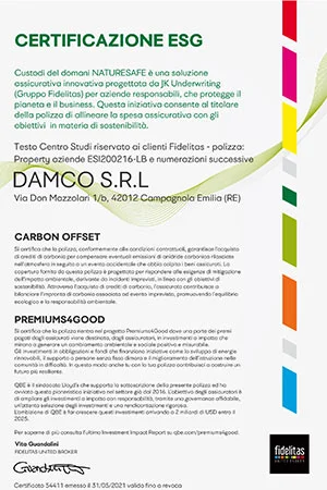 Certificazione ESG